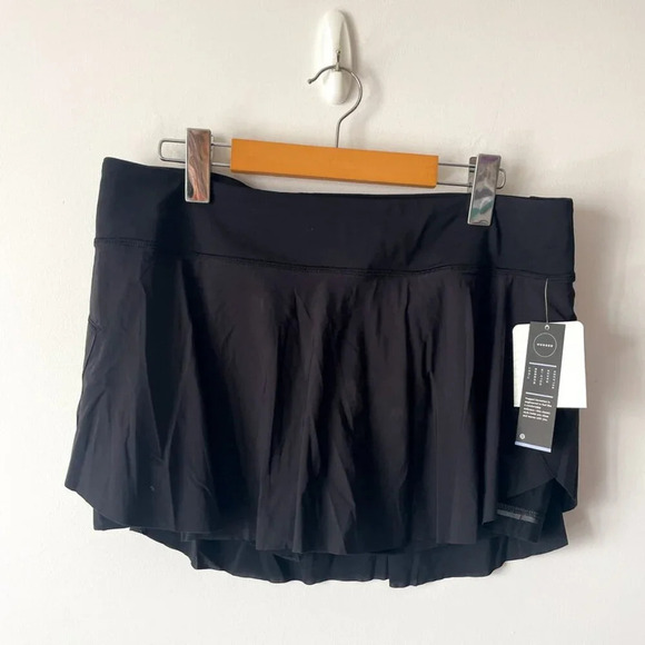 Lululemon Quick Pace Skirt 13" NWT Black Size 10 - Picture 7 of 10